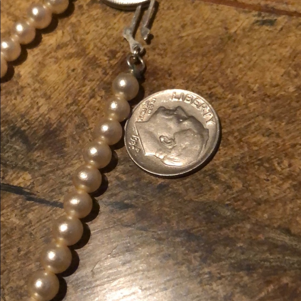 VINTAGE 1950’s RETRO CULTURED PEARL CHOKER - Picture 14 of 14